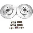 Load image into Gallery viewer, PowerStop Front Z26 Street Warrior Brake Kit fits 2016-2019 Cadillac CT6 - Main Product View