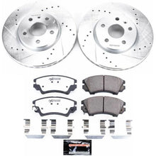 Load image into Gallery viewer, PowerStop Front Z26 Street Warrior Brake Kit fits 2017 Buick Regal / 2010-2015 Chevrolet Camaro LS / 2010-2011 Saab 9-5 Ae...