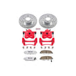 Load image into Gallery viewer, PowerStop Front Z26 Street Warrior Brake Kit w/Calipers fits 1998-2002 Honda Accord