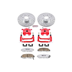 PowerStop Front Z26 Street Warrior Brake Kit w/Calipers fits 1999-2004 Acura RL Premium