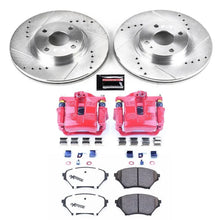Load image into Gallery viewer, PowerStop Front Z26 Street Warrior Brake Kit w/Calipers fits 2001-2005 Mazda Miata