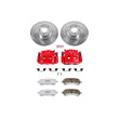 Load image into Gallery viewer, PowerStop Front Z26 Street Warrior Brake Kit w/Calipers fits 2002-2003 Subaru Impreza / 2001 Subaru Legacy / 2001-2002 Sub...