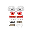 Load image into Gallery viewer, PowerStop Front Z26 Street Warrior Brake Kit w/Calipers fits 2003-2004 Infiniti G35 / 2004-2005 Infiniti G35 X / 2003-2005...