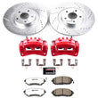 Load image into Gallery viewer, PowerStop Front Z26 Street Warrior Brake Kit w/Calipers fits 2004-2006 Subaru Baja / 2009-2010 Subaru Forester / 2008-2010...
