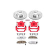 Load image into Gallery viewer, PowerStop Front Z26 Street Warrior Brake Kit w/Calipers fits 2006-2011 Honda Civic DX / 2009-2011 Honda Civic EX-L