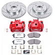Load image into Gallery viewer, PowerStop Front Z26 Street Warrior Brake Kit w/Calipers fits 2007-2012 Nissan Sentra / 2009-2012 Nissan Sentra SR