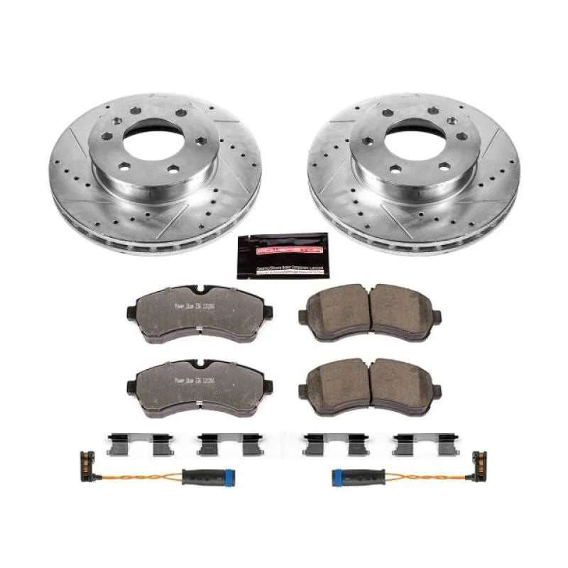 PowerStop Front Z36 & Tow Brake Kit fits Dodge Sprinter / 2007-2009 Dodge Sprinter 3500 / 2019 2020 Freightliner Sprinter ...