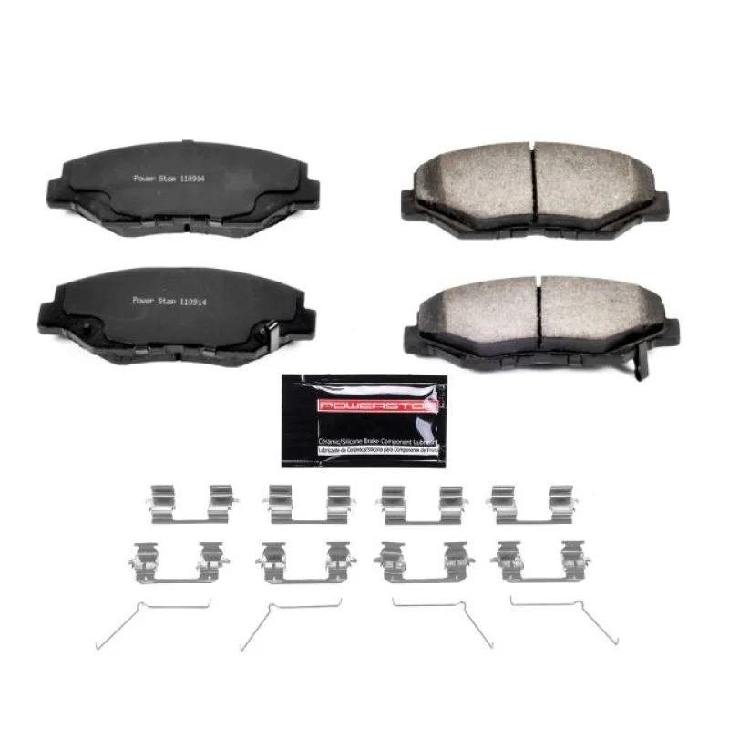 PowerStop Front Z36 & Tow Brake Pads w/Hardware fits 2013-2015 Acura ILX / 2003-2005 Honda Accord DX / 2003-2007 Honda Acc...