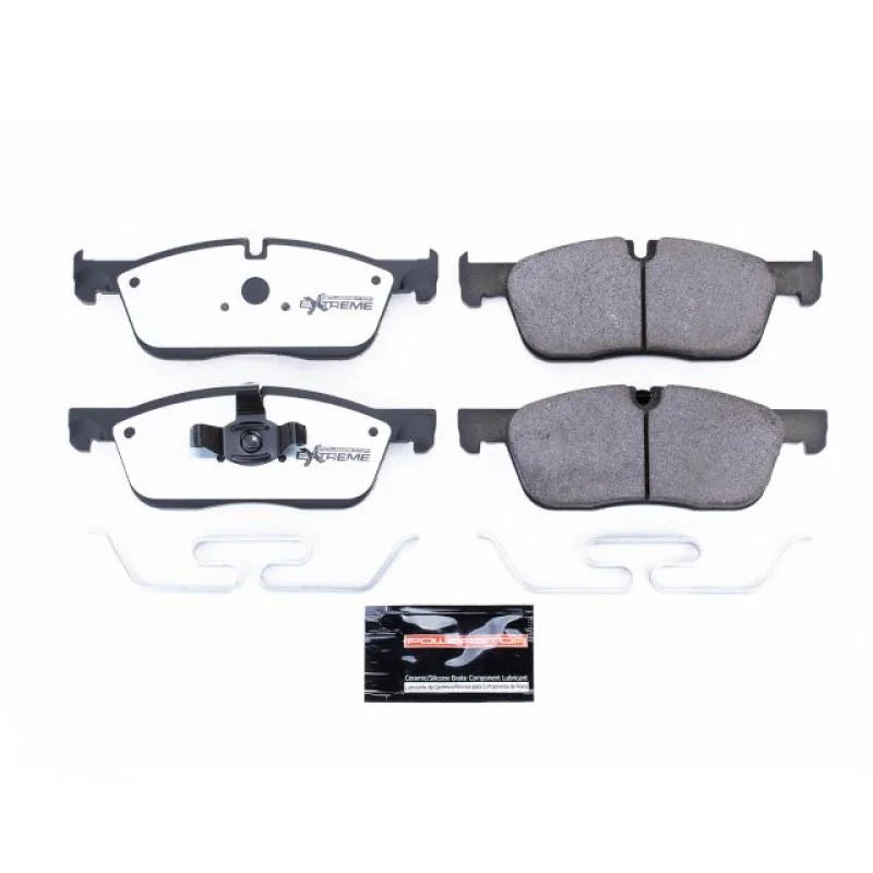 PowerStop Front Z36 & Tow Brake Pads w/Hardware fits 2018 2019 Jaguar E-pace / 2017 2018 Jaguar XF / 2017 Jaguar XF S / 20...