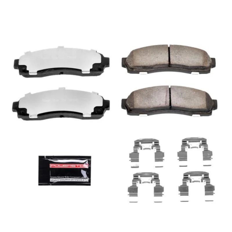 PowerStop Front Z36 & Tow Brake Pads w/Hardware fits Chevrolet Equinox / 2005 Chevrolet Equinox LS / 2002-2005 Ford Explor...
