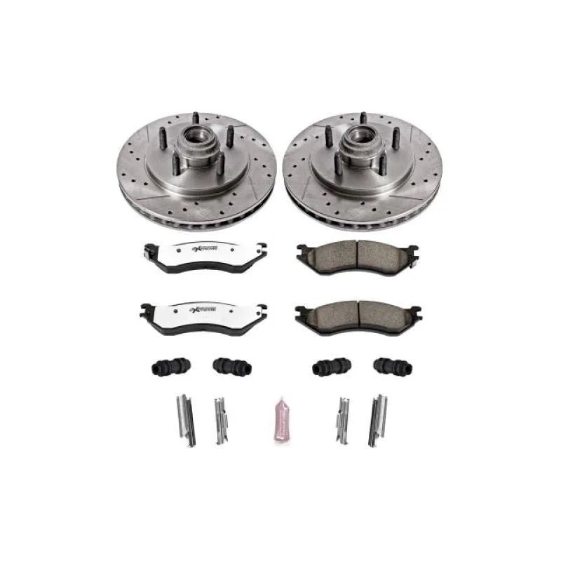 PowerStop Front Z36 Truck & Tow Brake Kit fits 2000-2002 Ford Expedition Eddie Bauer / 2001 Ford F-150 Harley-Davidson Edi...