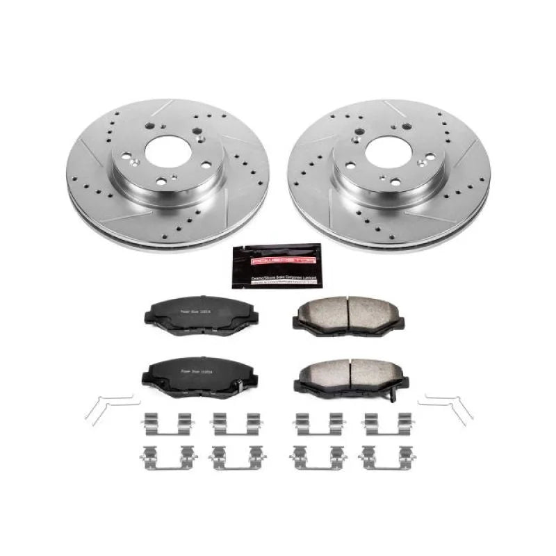 PowerStop Front Z36 Truck & Tow Brake Kit fits 2013 Acura ILX / 2013-2017 Honda Accord LX / 2013-2015 Honda Accord Lx-s / ...