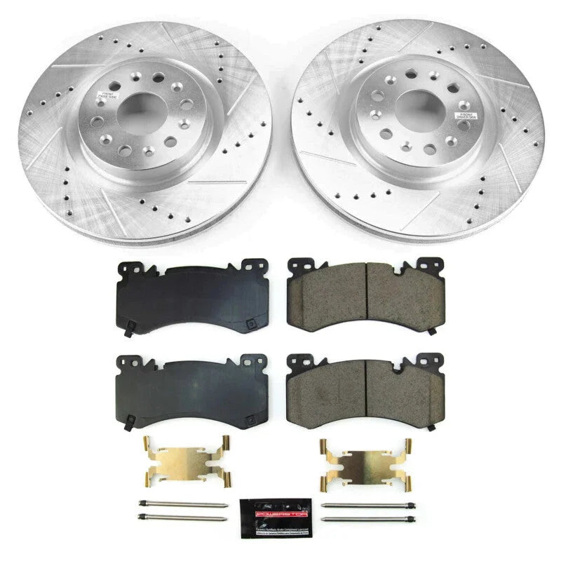 PowerStop Front Z36 Truck & Tow Brake Kit fits 2022 Cadillac XT6 Luxury