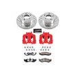 Load image into Gallery viewer, PowerStop Front Z36 Truck &amp; Tow Brake Kit w/Calipers fits 1990-1999 Jeep Cherokee / 1990-1992 Jeep Comanche / 1993-1998 Je...