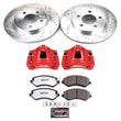 Load image into Gallery viewer, PowerStop Front Z36 Truck &amp; Tow Brake Kit w/Calipers fits 2002-2007 Jeep Liberty