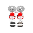 Load image into Gallery viewer, PowerStop Front Z36 Truck &amp; Tow Brake Kit w/Calipers fits 2002-2011 Honda CR-V / Element