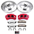 Load image into Gallery viewer, PowerStop Front Z36 Truck &amp; Tow Brake Kit w/Calipers fits Chevrolet Equinox / 2005 2006 Chevrolet Equinox LS / 2006 Pontia...