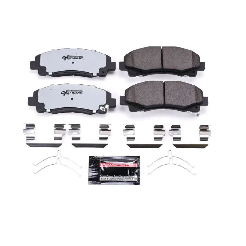 PowerStop Front Z36 Truck & Tow Brake Pads w/Hardware fits 2015-2020 Acura Tlx / 2012-2014 Honda Ridgeline RT / 2014 Honda...