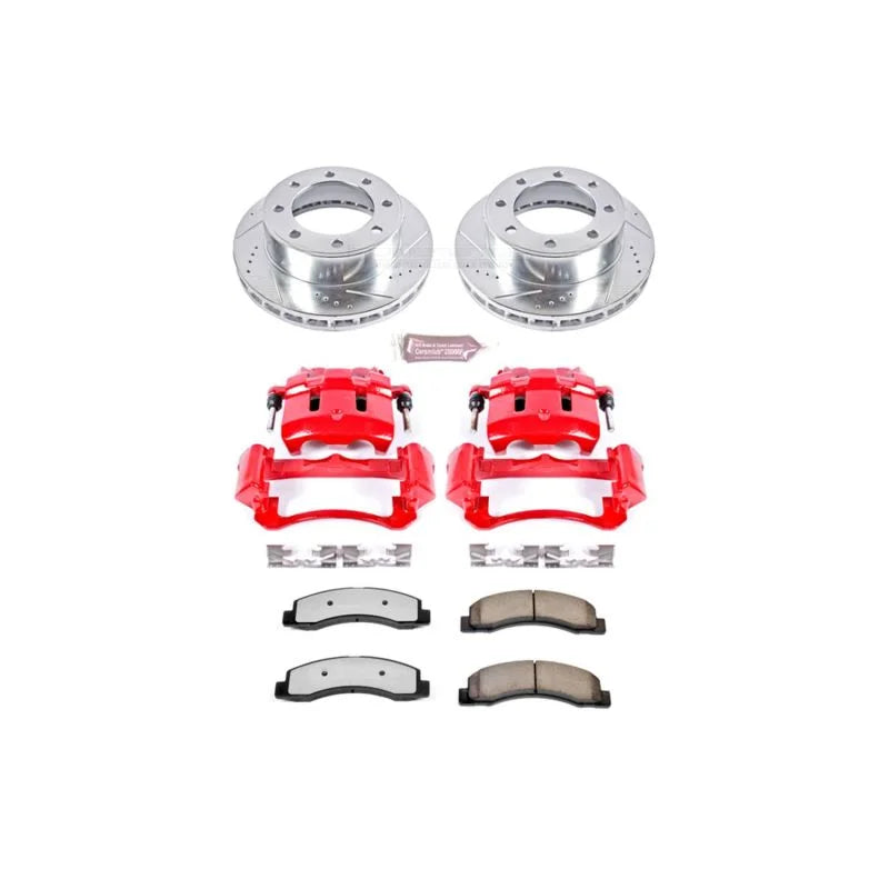 PowerStop Front Z36 Truck & Tow Kit w/Cals fits 2000-2005 Ford Excursion / 1999-2004 Ford F-250 Super Duty / 1999-2004 For...