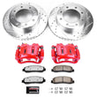 Load image into Gallery viewer, PowerStop Front Z36 Truck &amp; Tow Kit w/Cals fits 2005-2010 Ford F-350 Super Duty / 2005-2008 Ford F-250 Super Duty / Ford F...