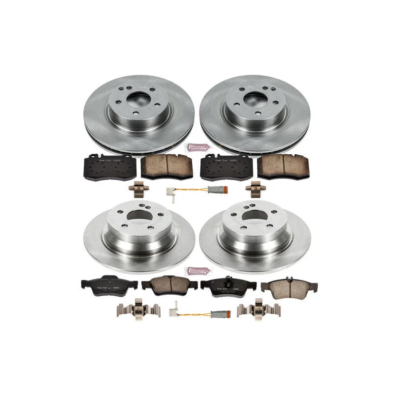 PowerStop Front and Rear Autospecialty Brake Kit fits 2006 Mercedes-Benz E350