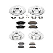 Load image into Gallery viewer, PowerStop Front and Rear Z23 Evolution Brake Kit fits 2005-2006 Toyota Camry / LE
