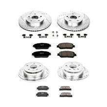 Load image into Gallery viewer, PowerStop Front and Rear Z23 Evolution Brake Kit fits 2005-2006 Toyota Camry / LE