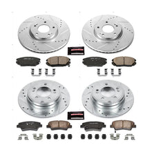Load image into Gallery viewer, PowerStop Front and Rear Z23 Evolution Brake Kit fits Hyundai Azera / 2009-2011 Hyundai Azera Gls