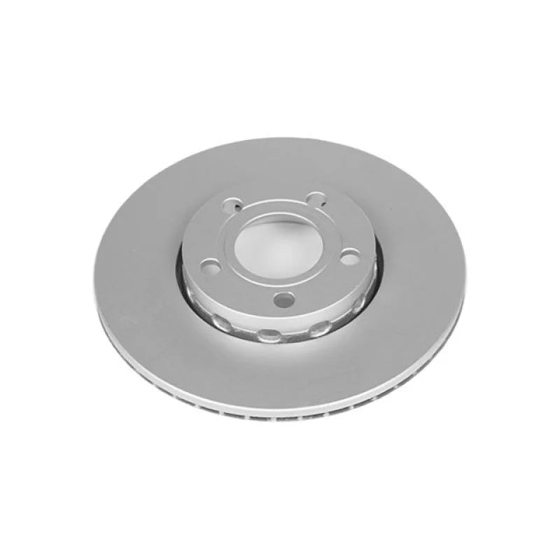 PowerStop High Carbon Geomet Coated Front Rotor fits 1996-2004 Audi A4 / 2003-2006 Audi A4 Cabriolet / 1996-2006 Audi A4 Q...