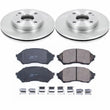 Load image into Gallery viewer, PowerStop Power Stop Autospecialty Brake Kit Front fits 1999-2001 Mazda Protege DX / Mazda Protege - Main Product View