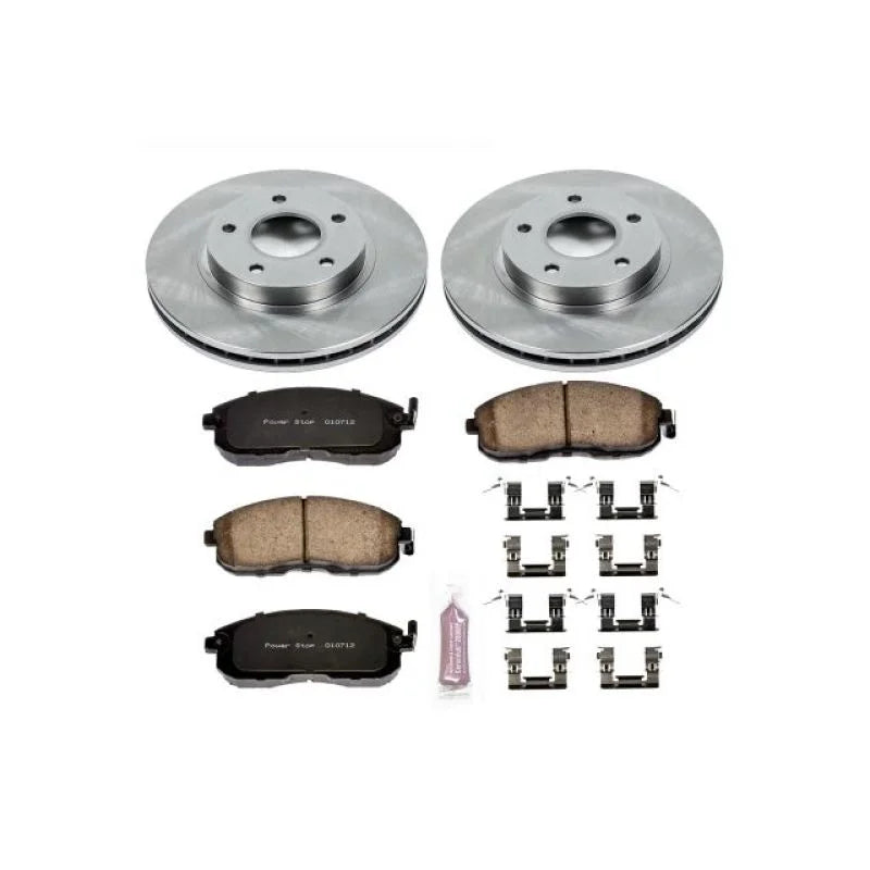PowerStop Power Stop Autospecialty Brake Kit Front fits 1999-2001 Nissan Maxima Gle / 2001 Nissan Maxima SE 20TH Anniversa...