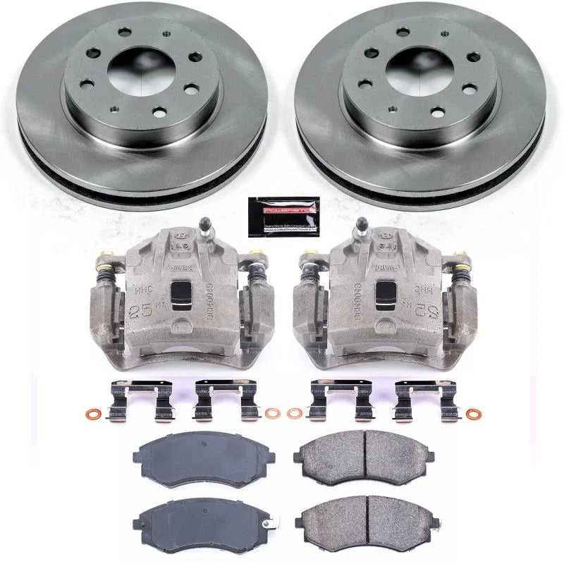 PowerStop Power Stop Autospecialty Brake Kit w/Calipers Front fits 1999-2001 Hyundai Sonata