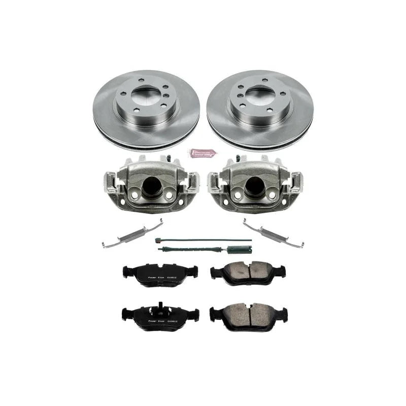 PowerStop Power Stop Front Autospecialty Brake Kit w/Calipers fits 1992-1998 BMW 318I / 1992-1997 BMW 318IS / 1998 1999 BM...