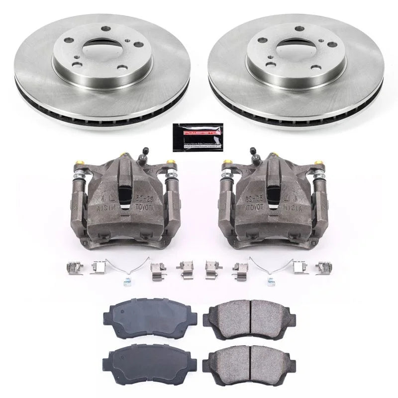 PowerStop Power Stop Front Autospecialty Brake Kit w/Calipers fits Lexus ES300 / 2000 2001 Toyota Camry Ce / 1998-2000 Toy...