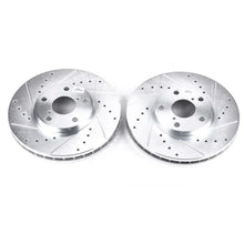 Load image into Gallery viewer, PowerStop Power Stop Front Drilled &amp; Slotted Rotors Pair fits 1993-2005 Lexus GS300 / 1998-2000 Lexus GS400 / 2001-2005 Le...