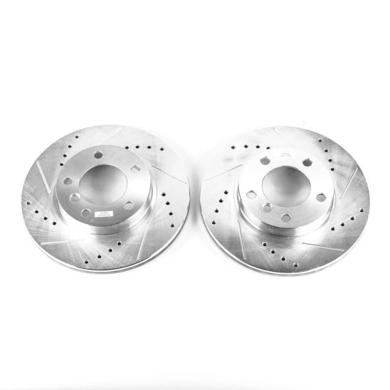 PowerStop Power Stop Front EVOLUTION Drilled & Slotted Rotors - Main Product View