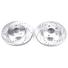 Load image into Gallery viewer, PowerStop Power Stop Front EVOLUTION Drilled &amp; Slotted Rotors - Pair fits 1992-1998 Lexus SC300 - Main Product View