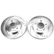 Load image into Gallery viewer, PowerStop Power Stop Front EVOLUTION Drilled &amp; Slotted Rotors - Main Product View