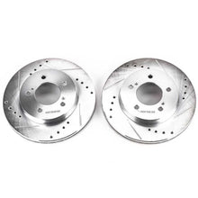 Load image into Gallery viewer, PowerStop Power Stop Front EVOLUTION Drilled &amp; Slotted Rotors - Main Product View