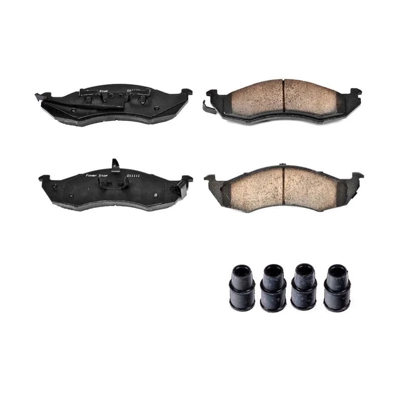 PowerStop Power Stop Front Z17 Ceramic Brake Pads w/Hardware fits 1999-2002 Mercury Villager / 1993-1998 Mercury Villager ...