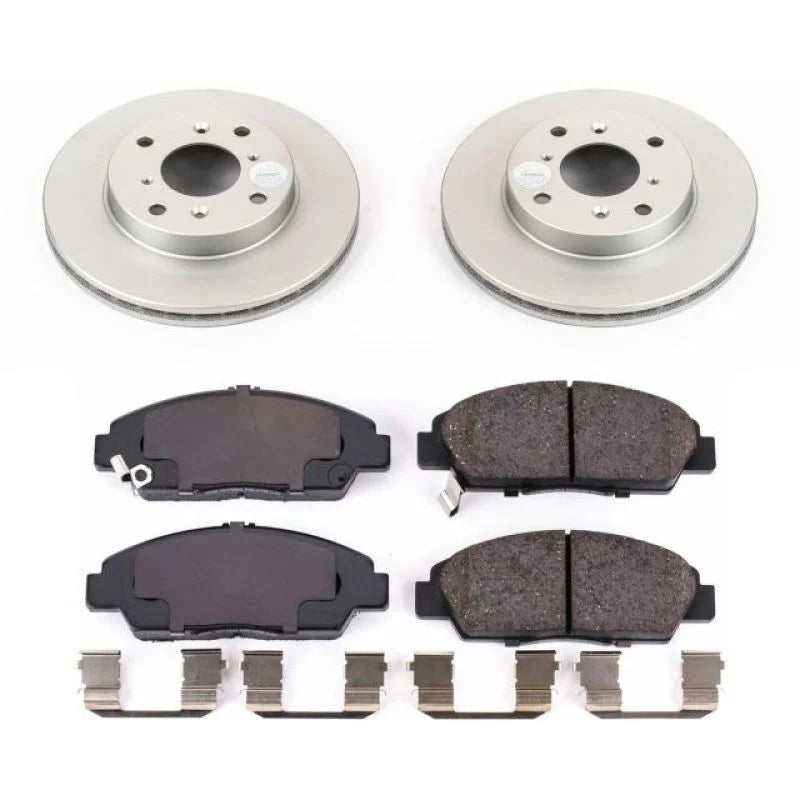 PowerStop Power Stop Front Z17 EVOLUTION GEOMET Coated Brake Kit fits 1992-1996 Honda Prelude - Main Product View