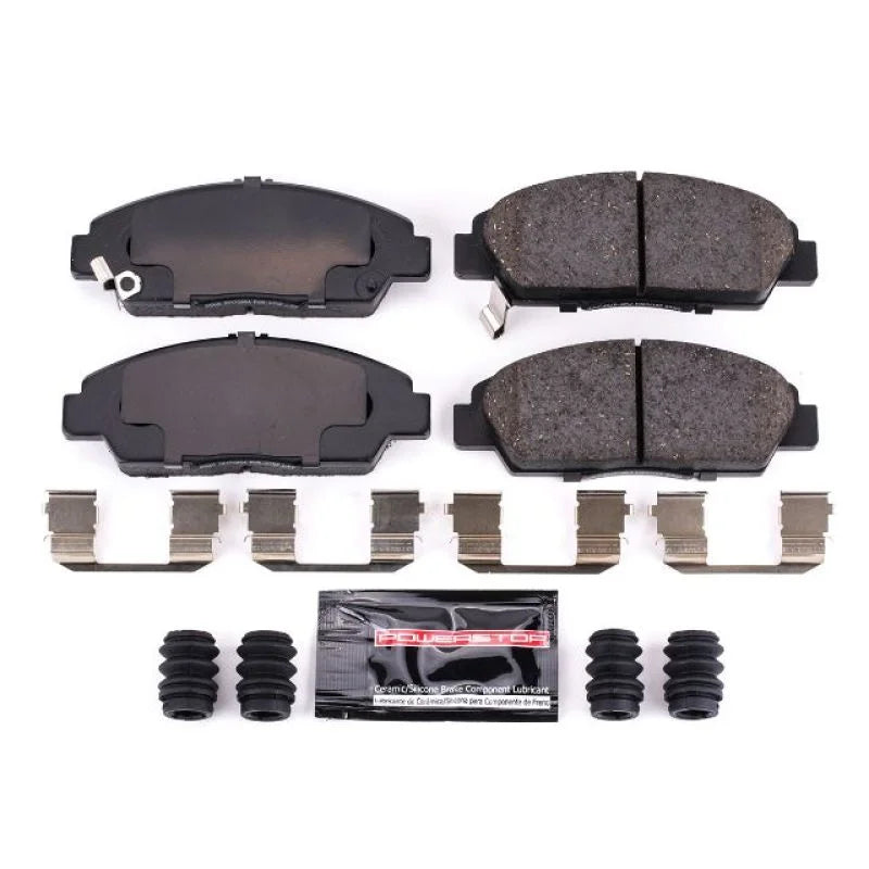 PowerStop Power Stop Front Z23 EVOLUTION Sport Brake Pads w/Hardware fits 1992-1996 Honda Prelude - Main Product View
