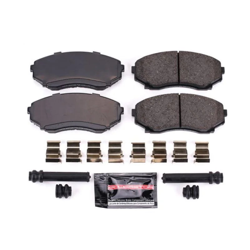 PowerStop Power Stop Front Z23 EVOLUTION Sport Brake Pads w/Hardware fits 1992-1998 2000-2006 Mazda MPV - Main Product View