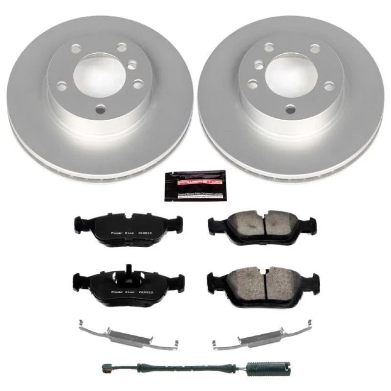 PowerStop Power Stop Front Z23 EVOLUTION Sport Coated Brake Kit fits 1992-1998 BMW 318I / 1992-1997 BMW 318IS / 1998 1999 ...