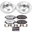 Load image into Gallery viewer, PowerStop Power Stop Front Z26 Street Warrior Brake Kit fits 1992-1996 Honda Prelude - Main Product View