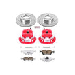 Load image into Gallery viewer, PowerStop Power Stop Front Z26 Street Warrior Brake Kit w/Calipers fits 1992-1998 BMW 318I / 1992-1997 BMW 318IS / 1998 19...
