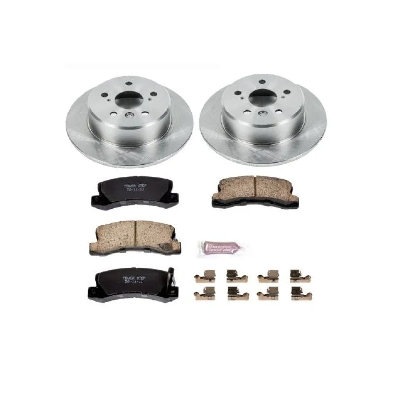 PowerStop Power Stop Rear Autospecialty Brake Kit fits 1992-1996 Lexus ES300 / 1999-2003 Lexus RX300 / 1992 Toyota Camry D...