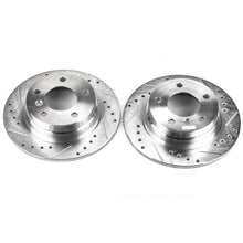 Load image into Gallery viewer, PowerStop Power Stop Rear EVOLUTION Drilled &amp; Slotted Rotors - Main Product View