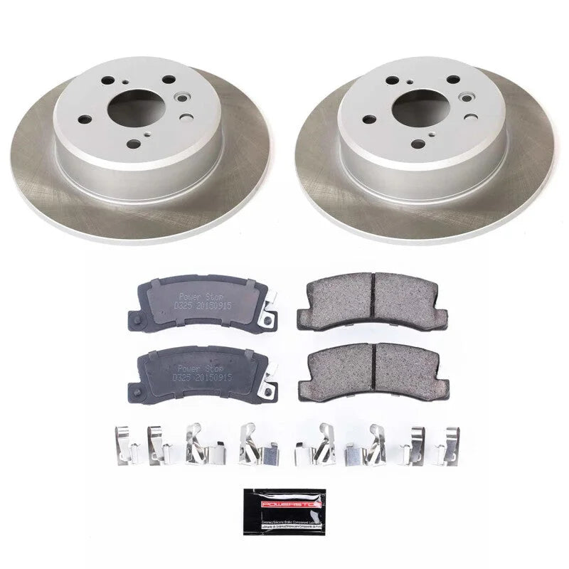 PowerStop Power Stop Rear Semi-Coated Rotor Kit fits 1992-1996 Lexus ES300 / 1999-2003 Lexus RX300 / Toyota Camry / 1992 T...