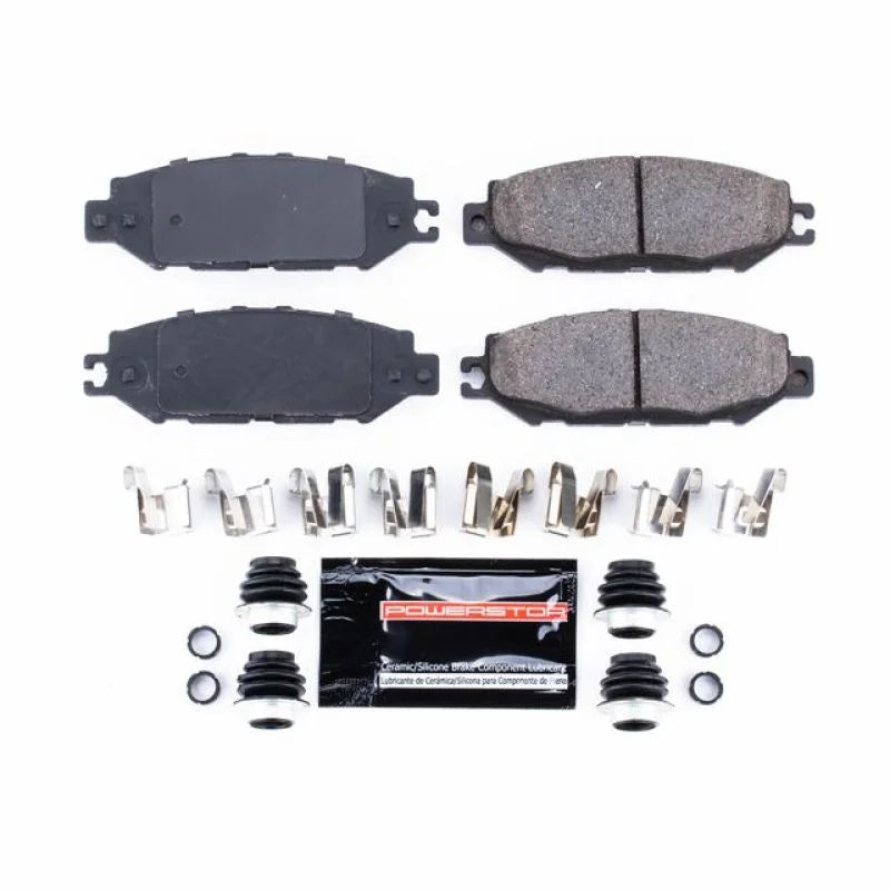 PowerStop Power Stop Rear Z23 EVOLUTION Sport Brake Pads w/Hardware fits 1993-2000 Lexus LS400 / 1999 2000 Lexus SC300 / 1...